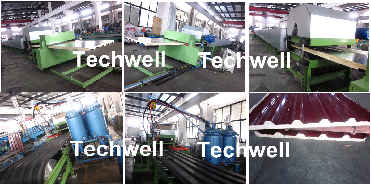 pu sandwich panel machine